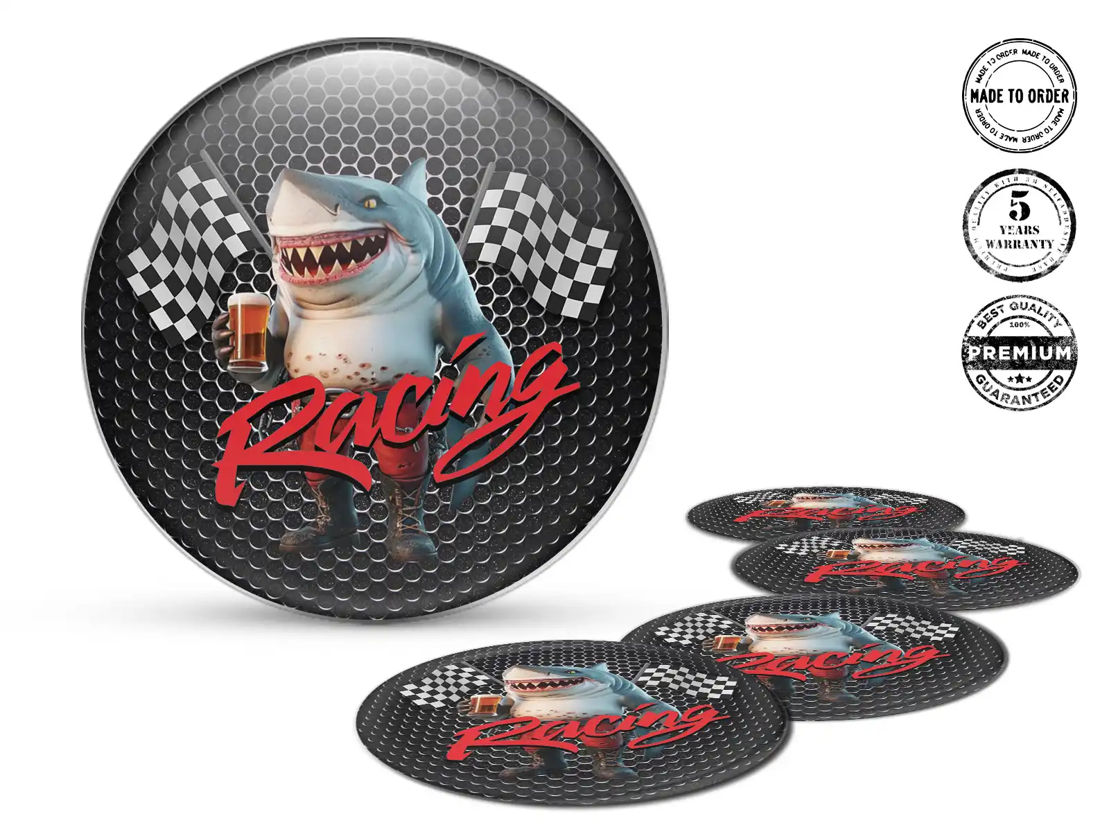 Rim Decals Edition Custom Silicone Stickers